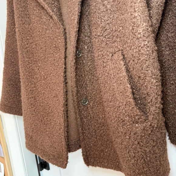 Madewell Pebbled Faux Shearling Shawl Collar Coat – Size M | Cozy Cottage - Picture 5 of 15
